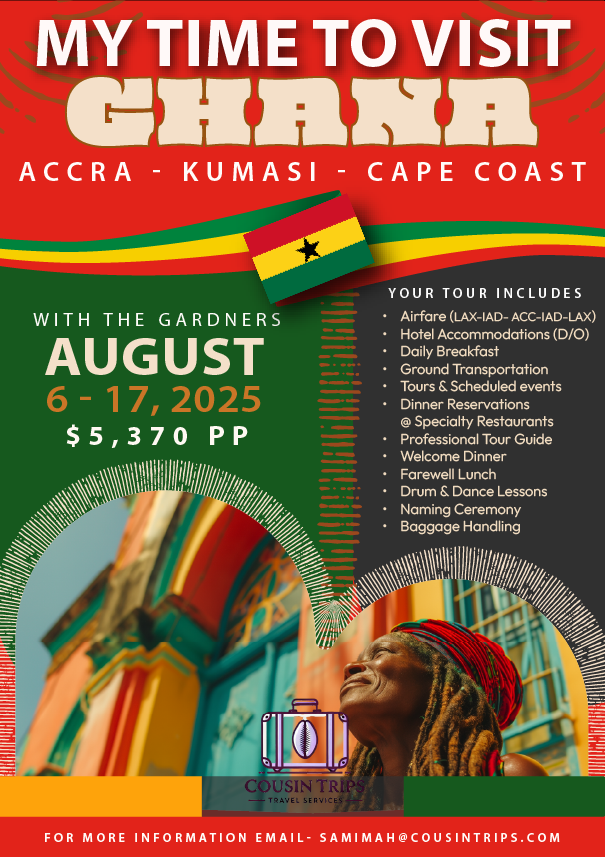 My Time to Visit Africa with The Gardners – August 6-16, 2025